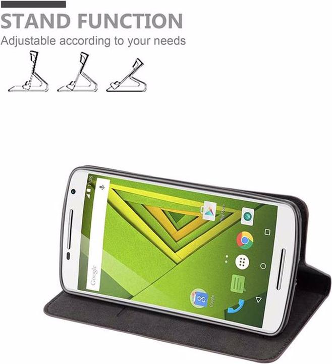 Produktbild Cadorabo Book Invisible Magnet Cover (Motorola Moto X Play)