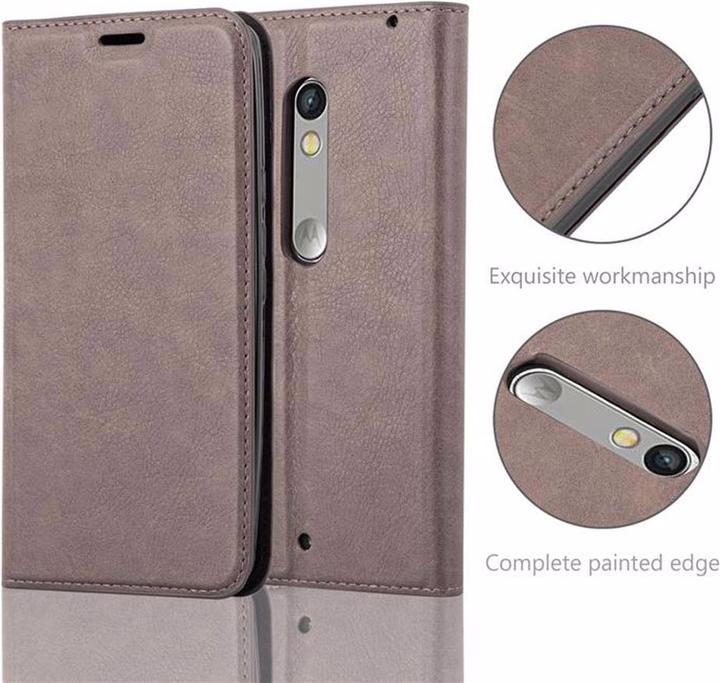Produktbild Cadorabo Book Invisible Magnet Cover (Motorola Moto X Play)