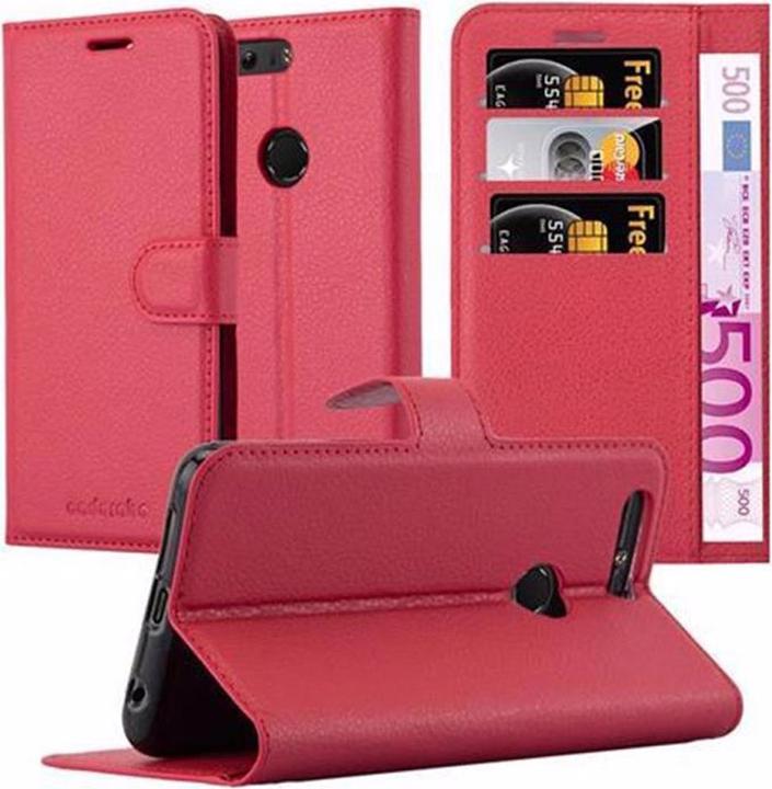 Actual product image Cadorabo Book with stand function cover (Honor 8)
