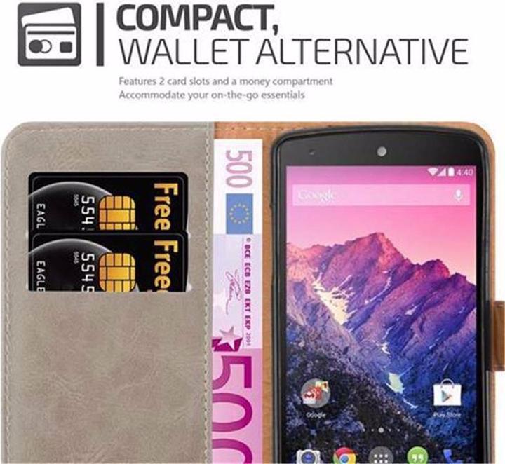 Immagine prodotto Cadorabo Copertina di lusso del libro (LG Nexus 5)