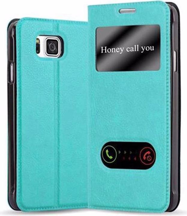 Productafbeelding Cadorabo Boek met Uitzicht Dubbele Raambedekking (Samsung Galaxy Alpha)