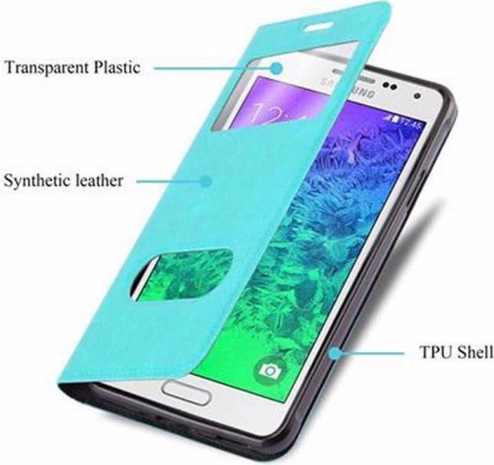Productafbeelding Cadorabo Boek met Uitzicht Dubbele Raambedekking (Samsung Galaxy Alpha)