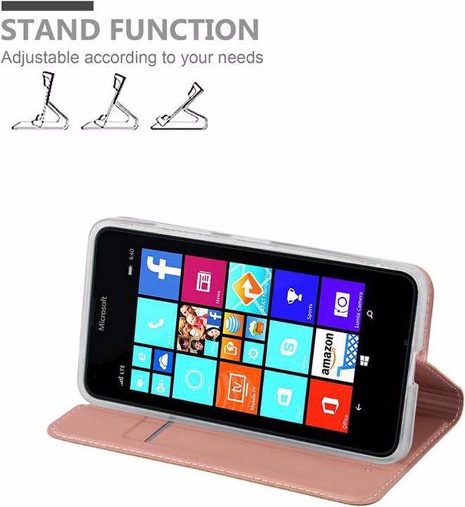 Produktbild Cadorabo Book Classy Style Cover (Microsoft Lumia 640)