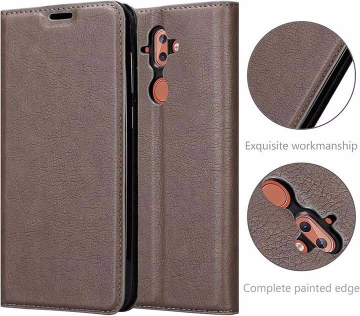 Immagine prodotto Cadorabo Copertina magnetica invisibile del libro (Nokia 8 Scirocco)