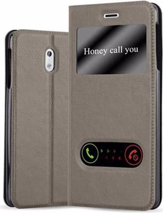 Actual product image Cadorabo Book with View double window cover (OnePlus 3)