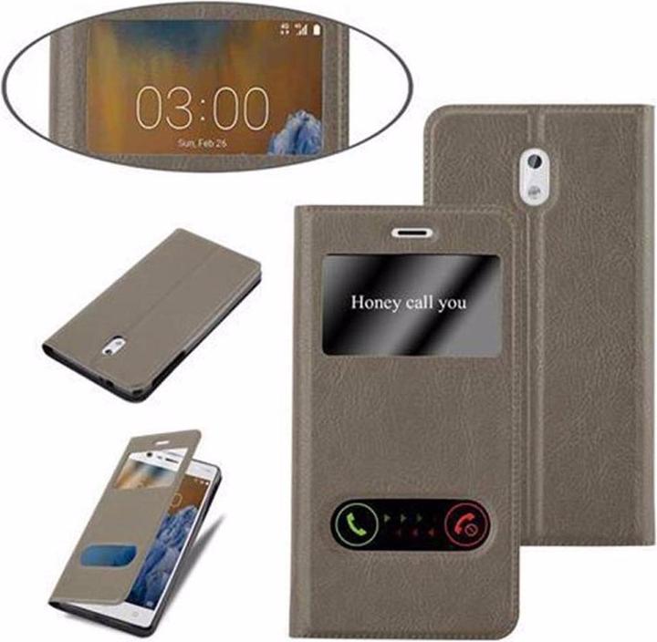Actual product image Cadorabo Book with View double window cover (OnePlus 3)