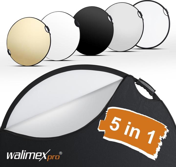 Produktbild Walimex pro Pro 5 in 1 Faltreflektor wavy comfort (Faltreflektor, 107 cm)