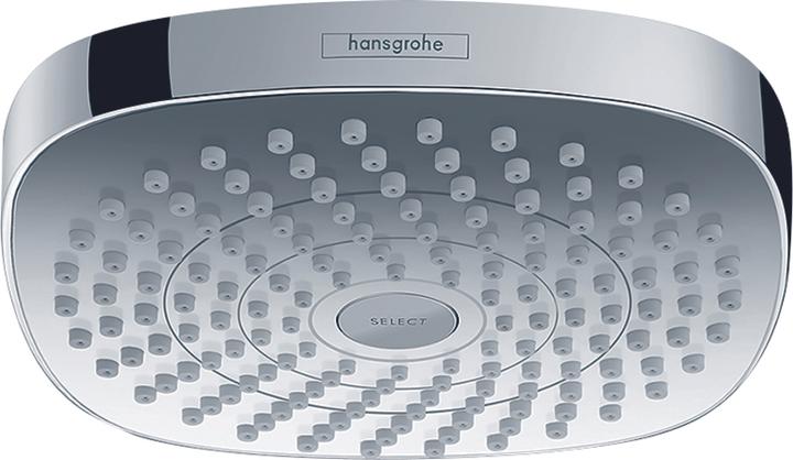 Actual product image hansgrohe Overhead shower Croma Select E 180 2jet 26524000 18 cm chrome (2 Beam types, 17 l/min)