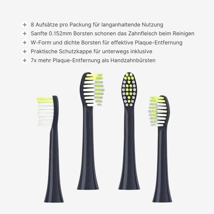 Produktbild Hermex Alternativer Zahnbürstenkopf zu Philips One HY1100 Serie Ersatzbürste (8 x)