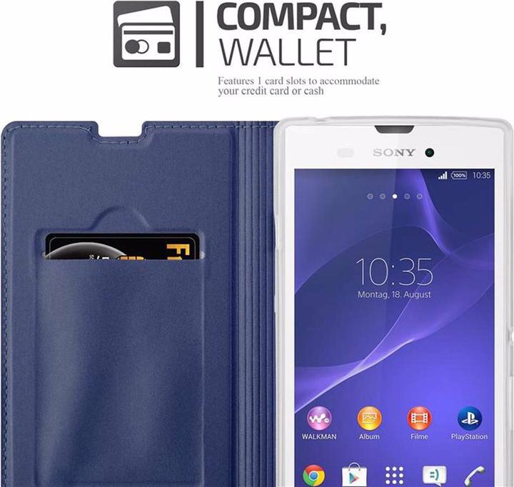 Produktbild Cadorabo Book Classy Style Cover (Sony Xperia T3)