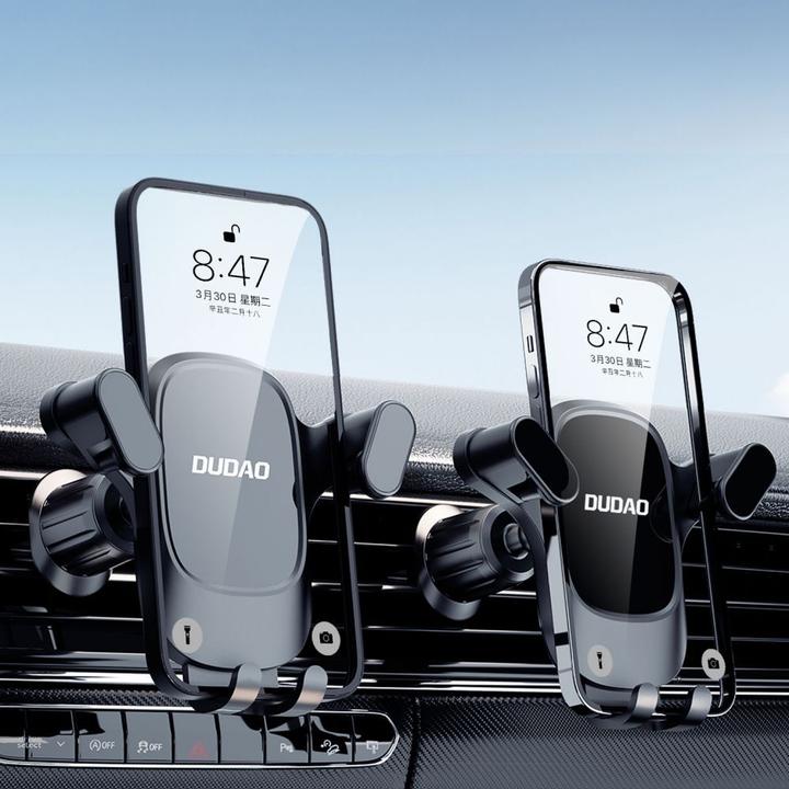 Actual product image Dudao F5Pro air vent car phone holder - black