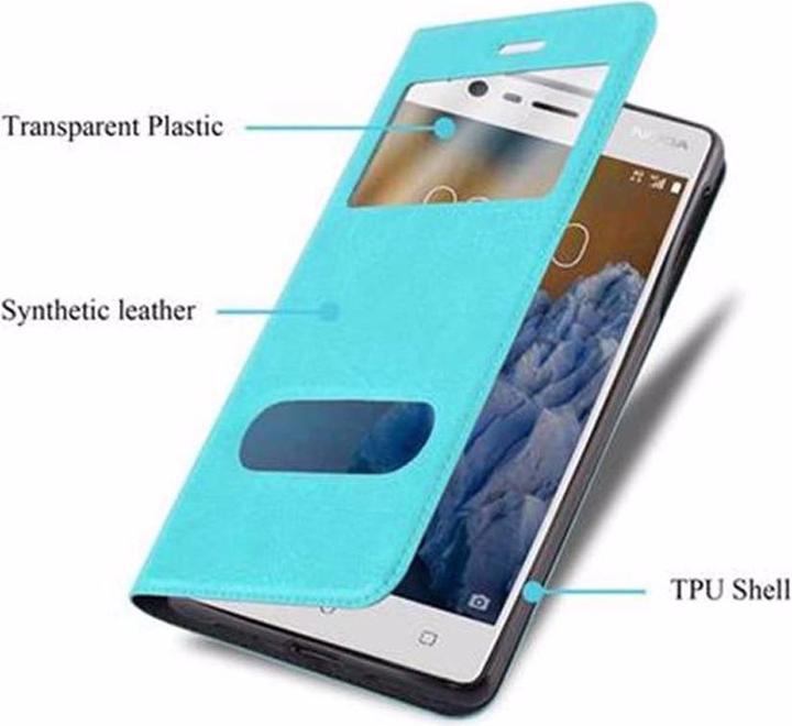 Produktbild Cadorabo Book mit View Doppelfenster Cover (OnePlus 3)