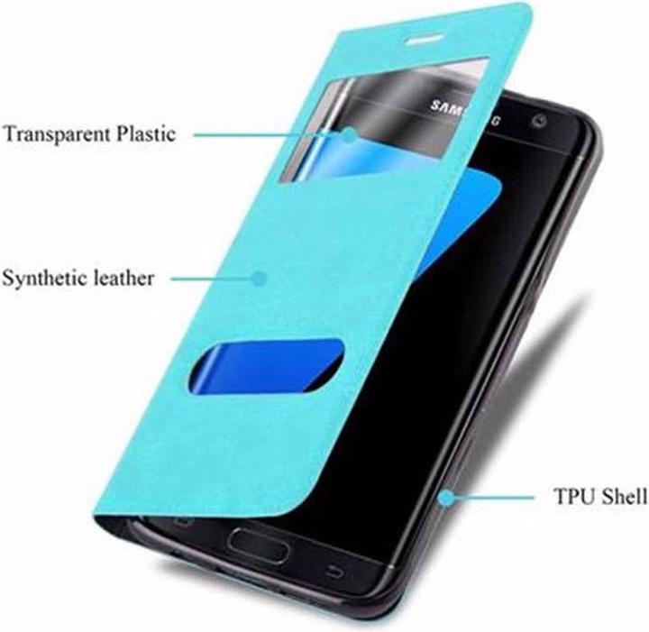 Productafbeelding Cadorabo Boek met Uitzicht Dubbele Raambedekking (Samsung Galaxy S7 Edge)