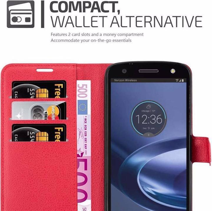 Productafbeelding Cadorabo Boek met kaft met standfunctie (Motorola Moto Z Force)