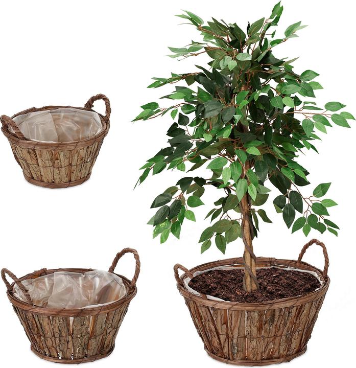 Actual product image Relaxdays 3-piece flower pot set (29 cm)