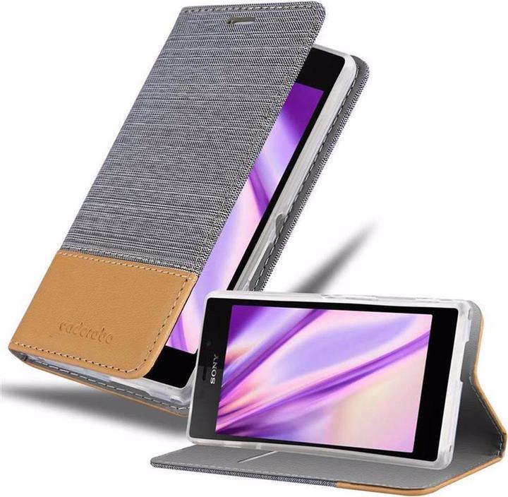 Productafbeelding Cadorabo Boek Jeans Optiek Cover (Xperia M2 Aqua)