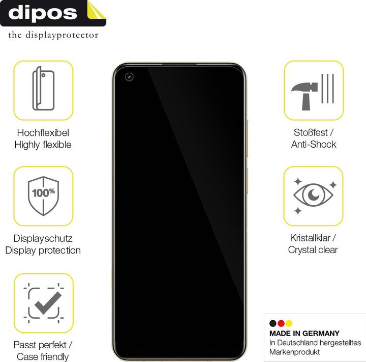 Image du produit Dipos Film de Protection d’écran Full-Cover 3D (2 pièce(s), Realme 11)
