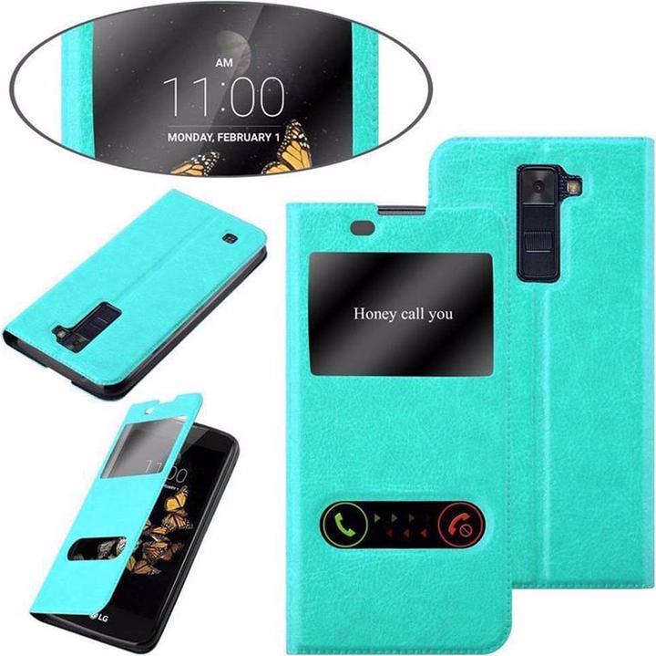 Productafbeelding Cadorabo Boek met Uitzicht Dubbele Raambedekking (LG K8)