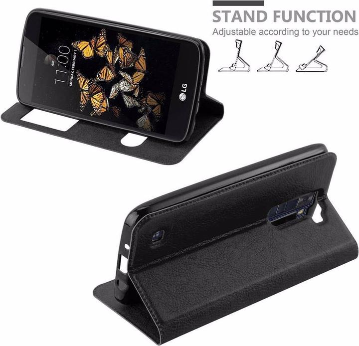 Produktbild Cadorabo Book mit View Doppelfenster Cover (LG K8)