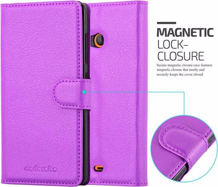 Actual product image Cadorabo Book with stand function cover (Microsoft Lumia 540)