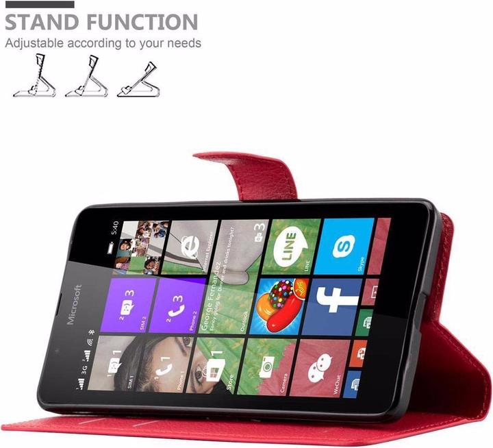 Image du produit Cadorabo Book avec fonction stand Cover (Microsoft Lumia 540)