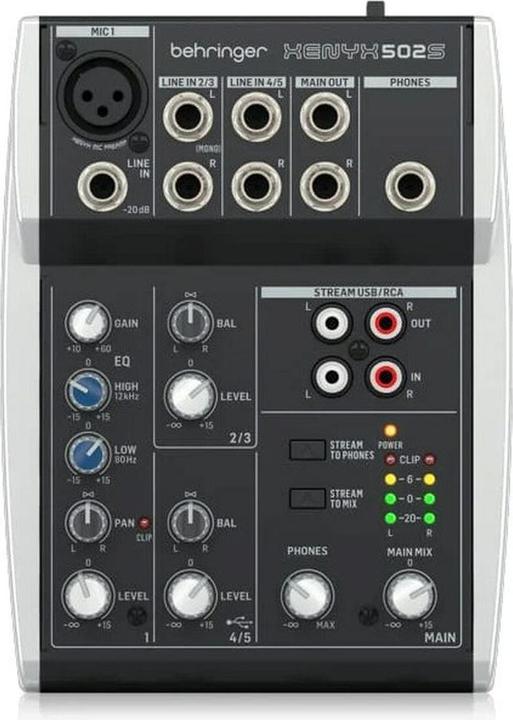 Behringer Xenyx 502S (Studio et mixeur live)