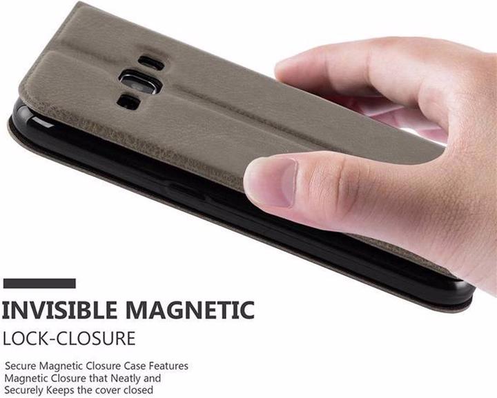 Actual product image Cadorabo Book with View double window cover (Samsung Galaxy J1)