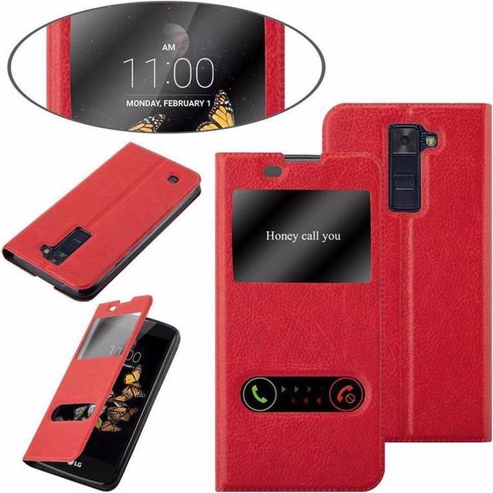 Productafbeelding Cadorabo Boek met Uitzicht Dubbele Raambedekking (LG K8)