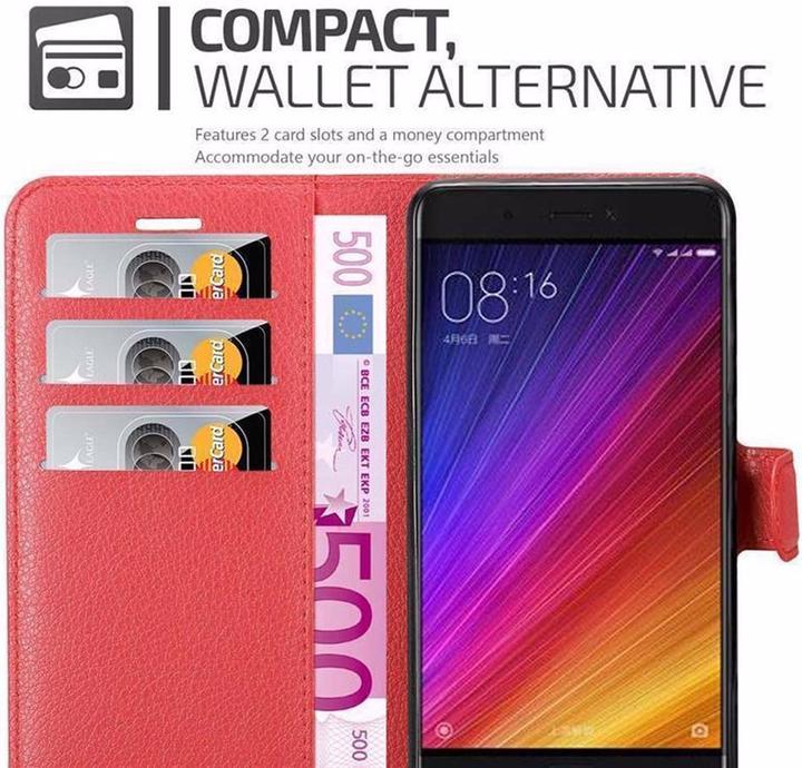 Actual product image Cadorabo Book with stand function cover (Mi 5s)