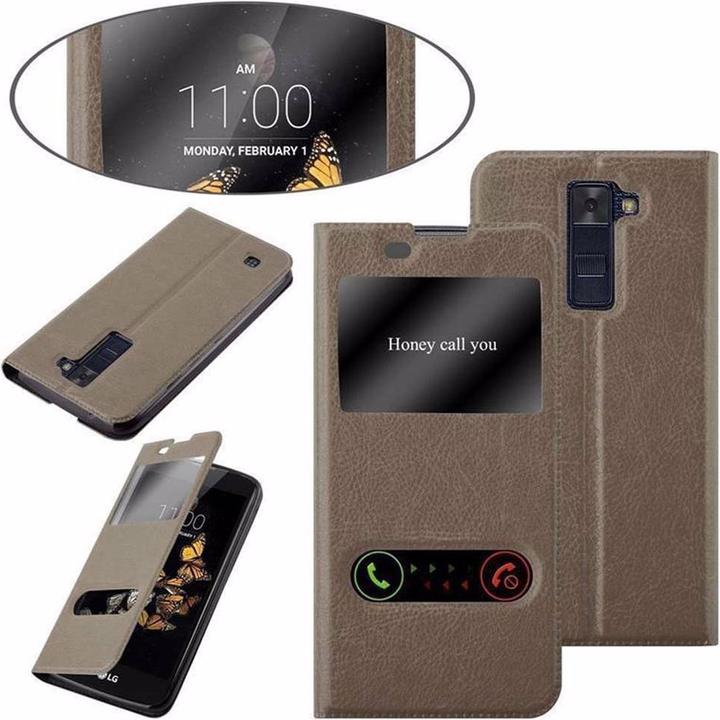 Productafbeelding Cadorabo Boek met Uitzicht Dubbele Raambedekking (LG K8)