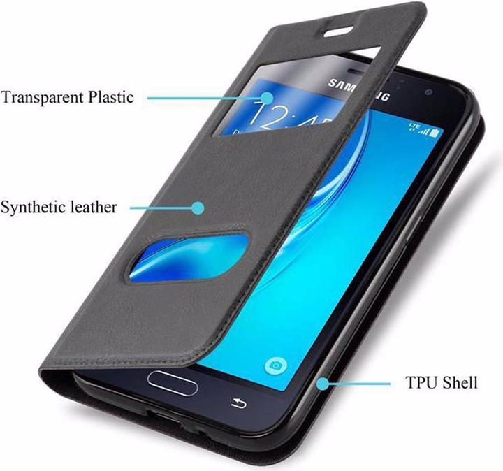 Productafbeelding Cadorabo Boek met Uitzicht Dubbele Raambedekking (Samsung Galaxy J1)