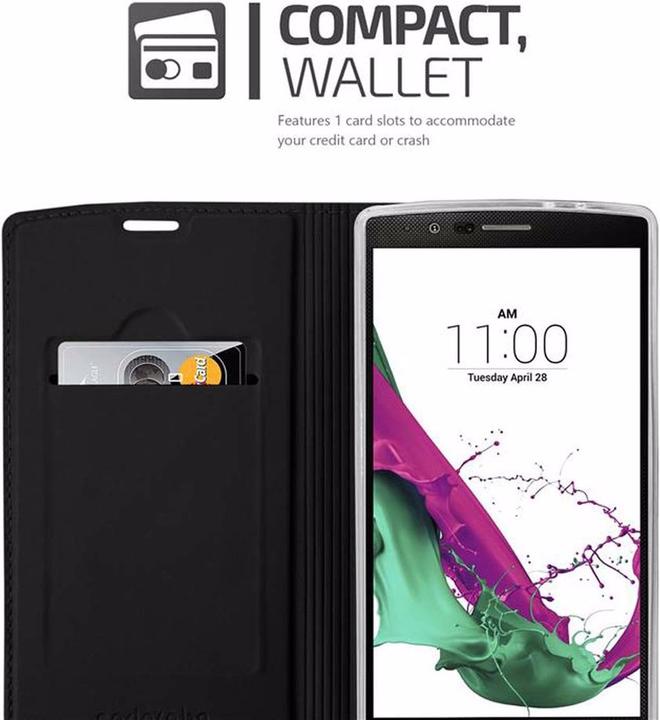 Productafbeelding Cadorabo Boek Classy Style Cover (LG G4, Motorola Moto G4 Plus)
