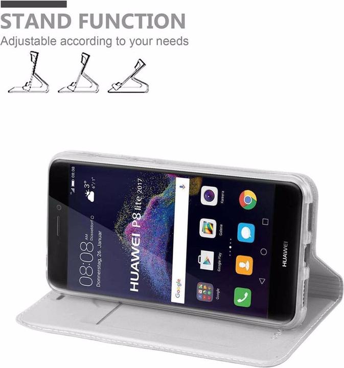 Actual product image Cadorabo Book Classy Style Cover (Huawei P8 Lite (2017))