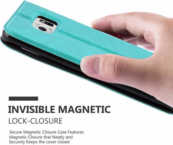 Actual product image Cadorabo Book with View double window cover (Samsung Galaxy S6 Edge+)