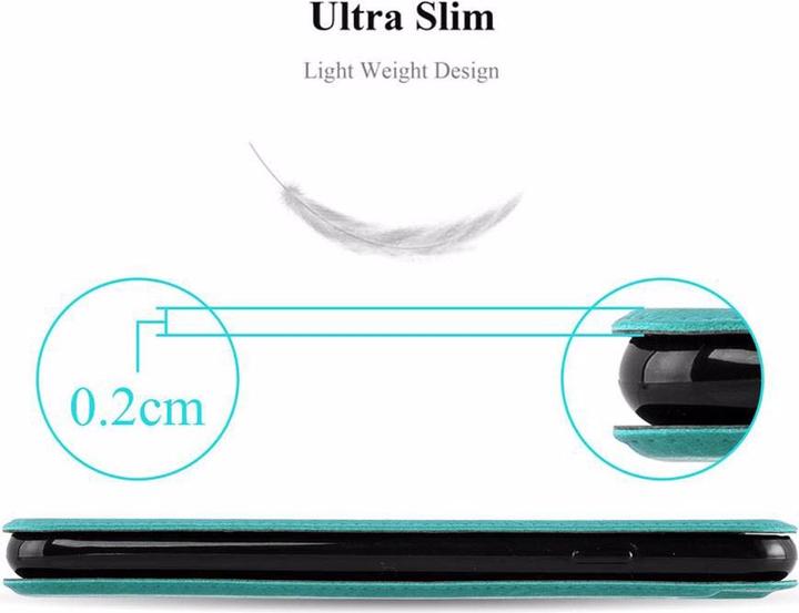 Actual product image Cadorabo Book with View double window cover (Samsung Galaxy S6 Edge+)