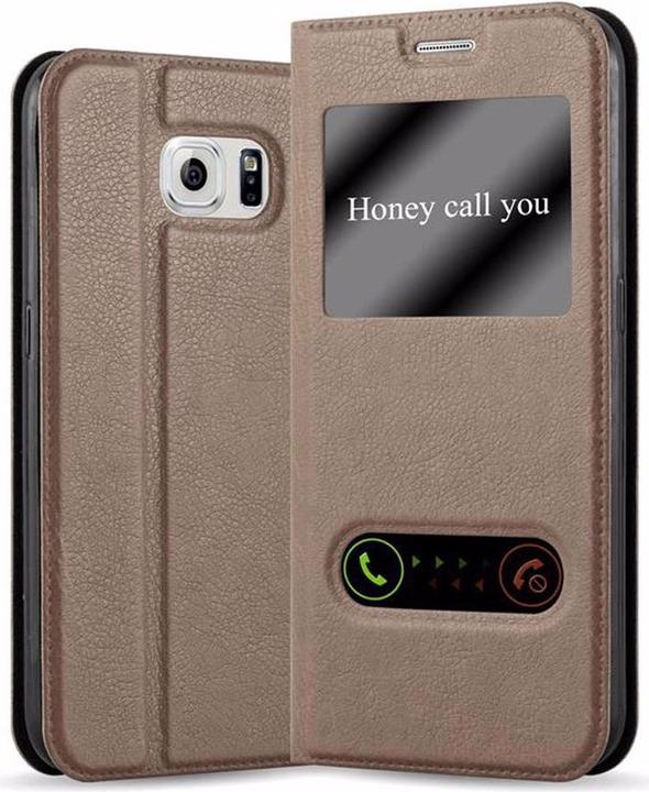 Actual product image Cadorabo Book with View double window cover (Samsung Galaxy Note 5)