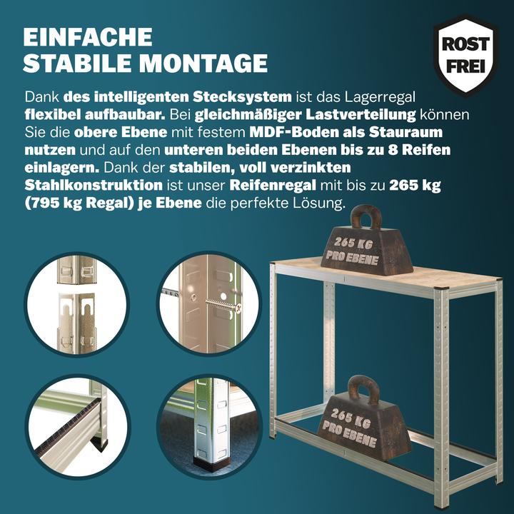 Produktbild Monzana Reifenregal
