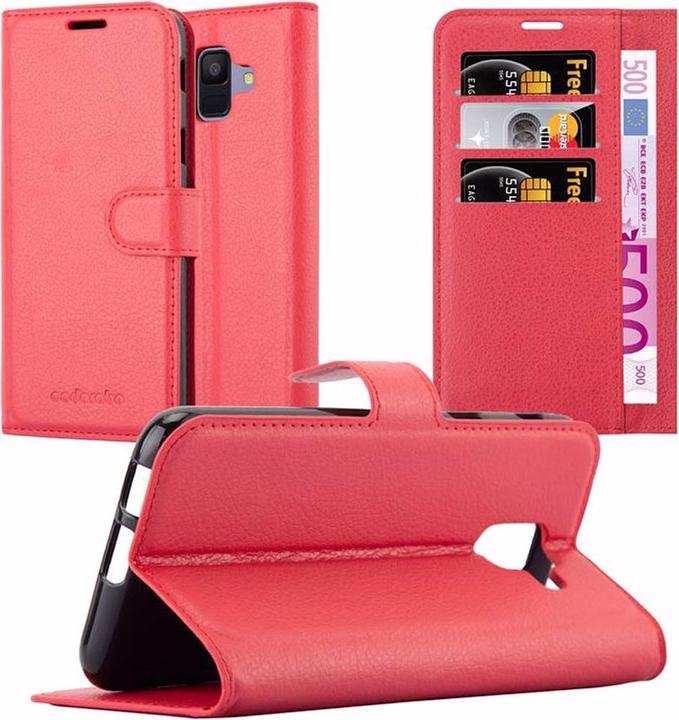 Produktbild Cadorabo Book mit Standfunktion Cover (Samsung Galaxy J6 (2018))