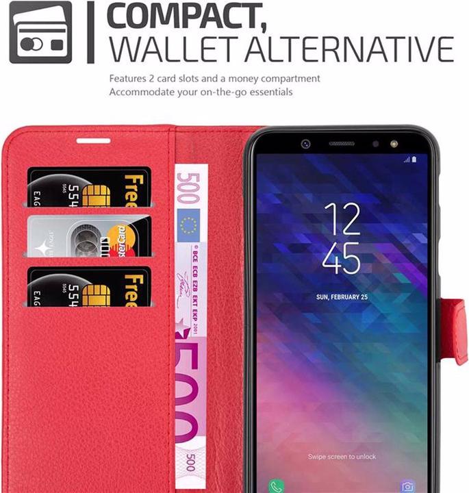 Produktbild Cadorabo Book mit Standfunktion Cover (Samsung Galaxy J6 (2018))