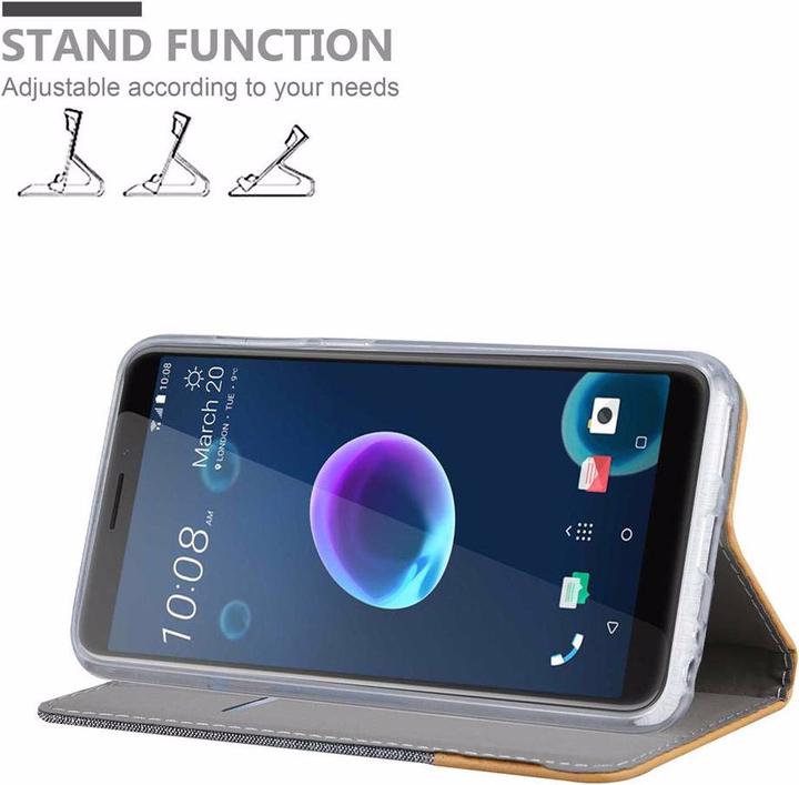 Productafbeelding Cadorabo Boek Jeans Optiek Cover (HTC Desire 12)