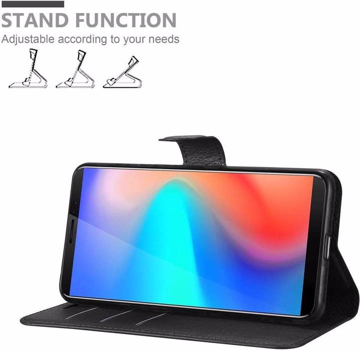 Actual product image Cadorabo Book with stand function cover (Samsung Galaxy J3 Pro)