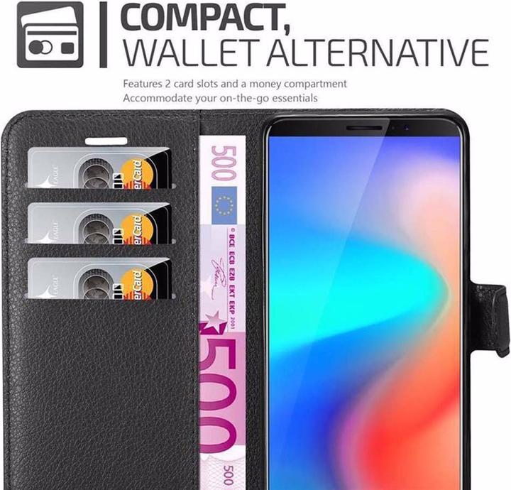 Actual product image Cadorabo Book with stand function cover (Samsung Galaxy J3 Pro)