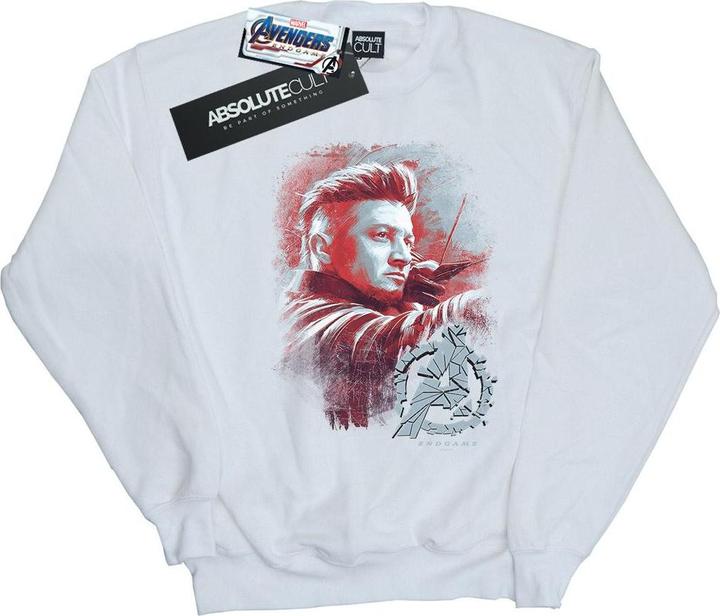 Avengers Endgame Hawkeye gebürstet Baumwolle Sweatshirt