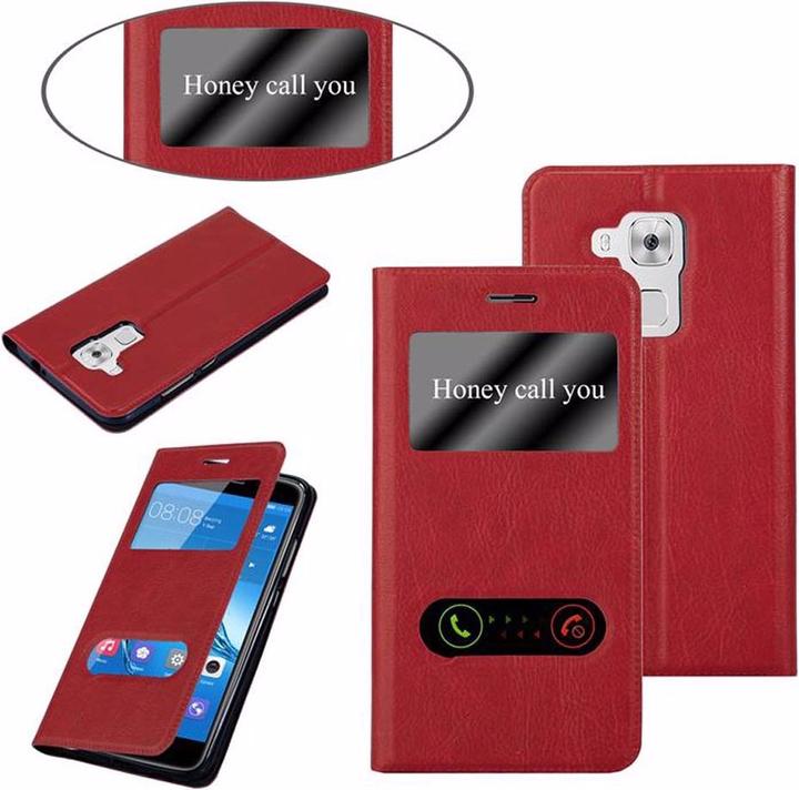Actual product image Cadorabo Book with View double window cover (Huawei Nova Plus)