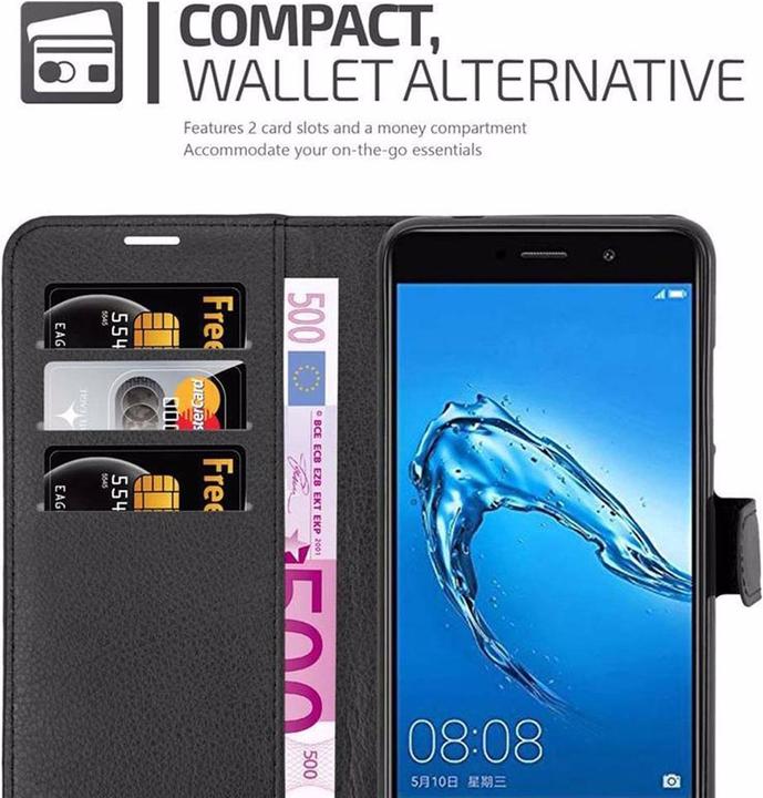 Produktbild Cadorabo Book mit Standfunktion Cover (Huawei Enjoy 7 Plus)