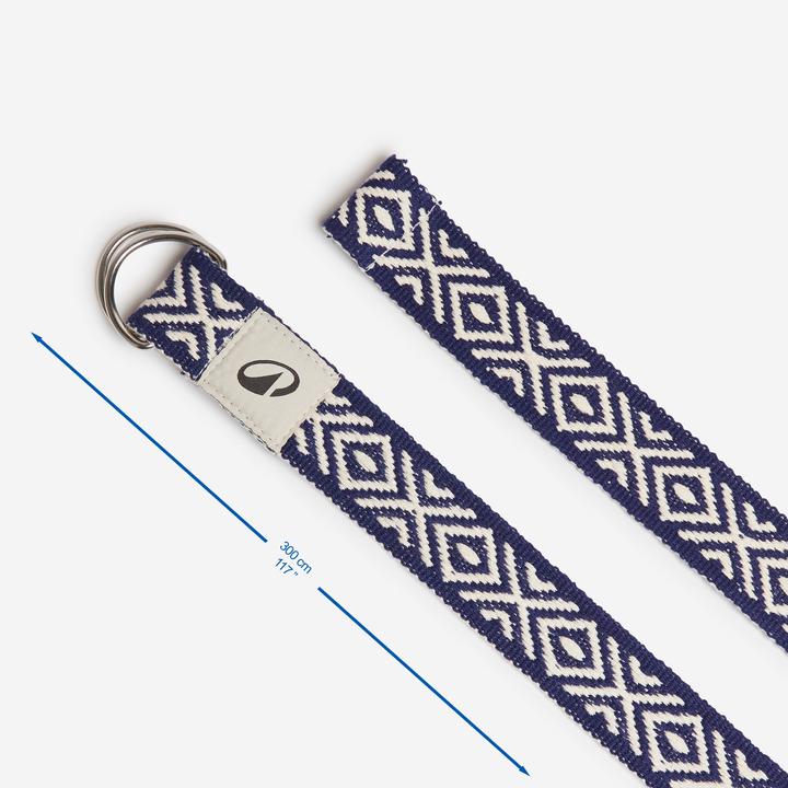 Actual product image Kimjaly Yogagurt 3 m - blau/natur bedruckt