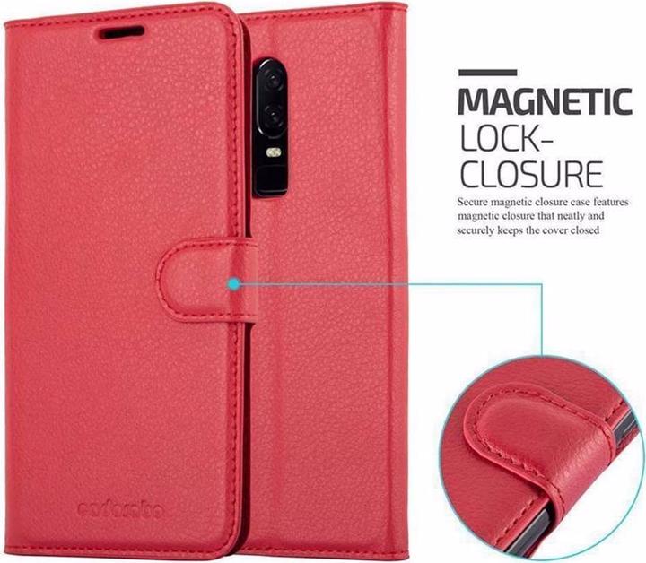 Produktbild Cadorabo Book mit Standfunktion Cover (OnePlus 6)