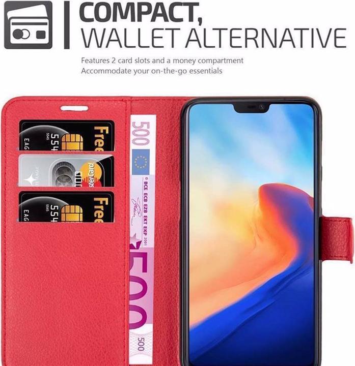 Produktbild Cadorabo Book mit Standfunktion Cover (OnePlus 6)