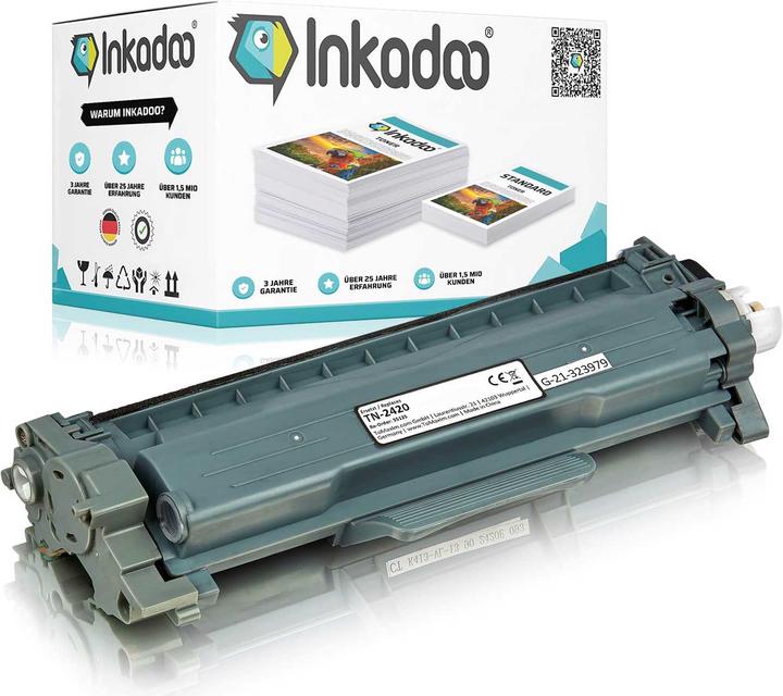 Produktbild Inkadoo Kompatibel Toner für Brother TN-2410 / TN-2420 (BK)