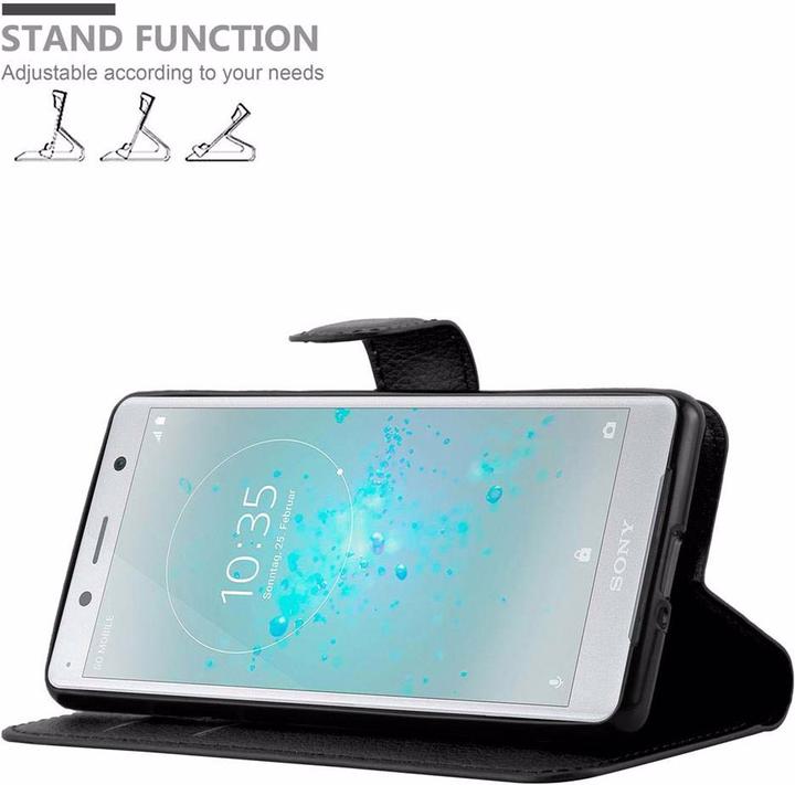 Actual product image Cadorabo Book with stand function cover (Sony Xperia XZ2 Compact)